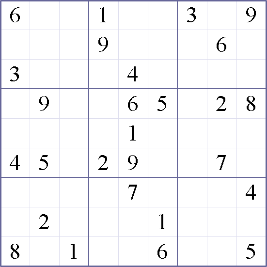 Sudoku Weekly - hard Puzzle