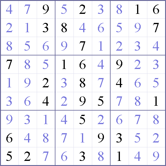 Sudoku Weekly - hard Puzzle