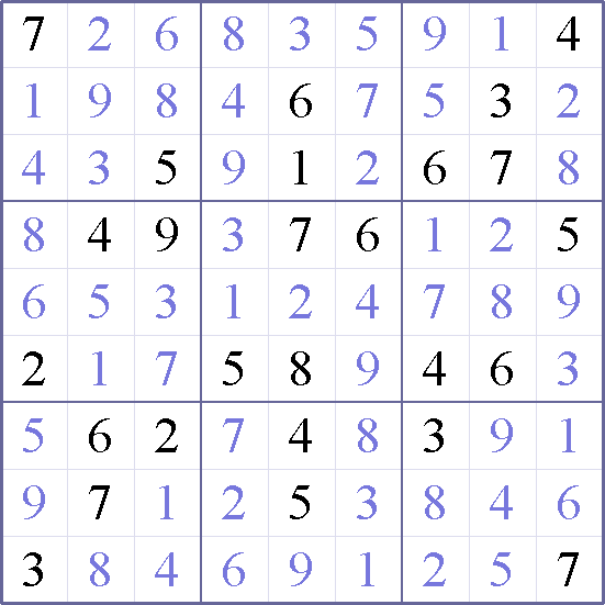 Sudoku Weekly - hard Puzzle