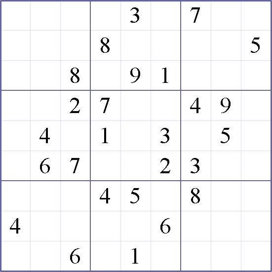 Sudoku Weekly - hard Puzzle