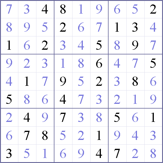 Sudoku Weekly - hard Puzzle