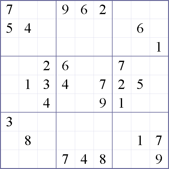 Sudoku Weekly - hard Puzzle