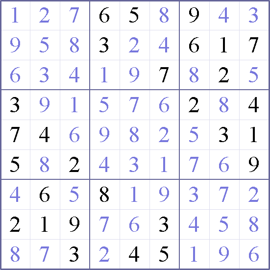 Sudoku Weekly - hard Puzzle