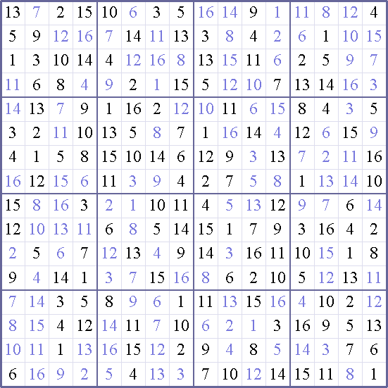 Sudoku Weekly - medium Puzzle