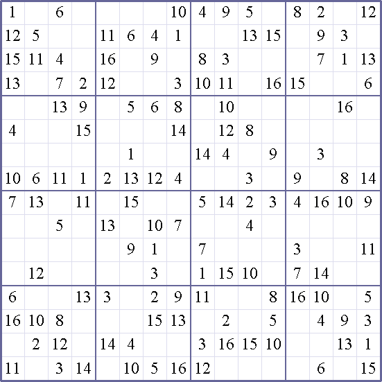 Weekly - Free Online Sudoku medium Puzzle