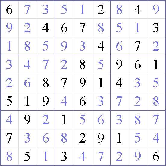 Sudoku Weekly - medium Puzzle