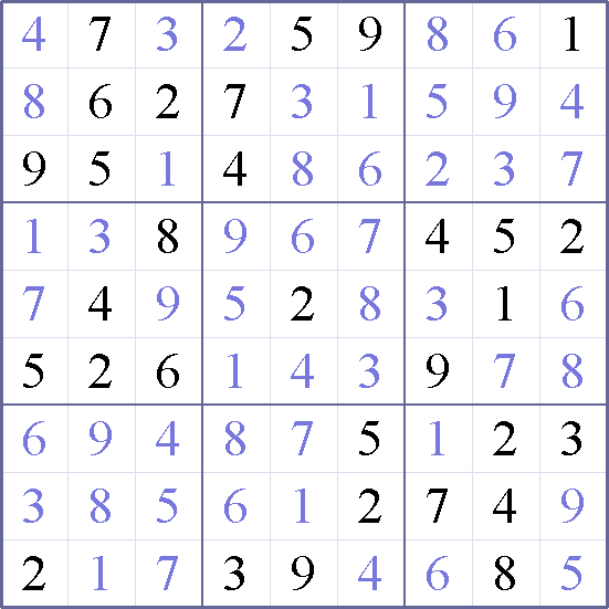 Sudoku Weekly - medium Puzzle