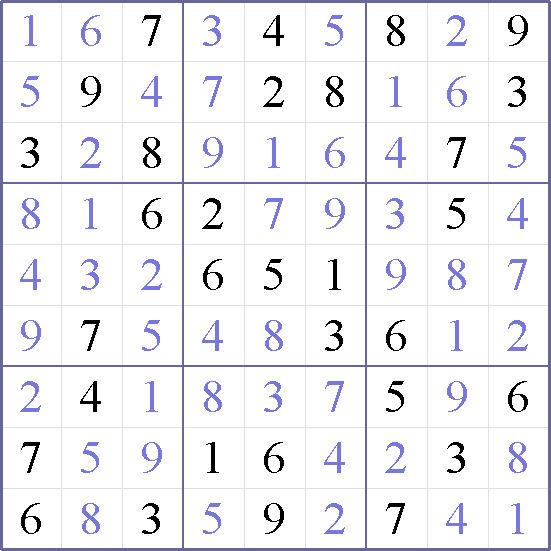 Sudoku Weekly - medium Puzzle