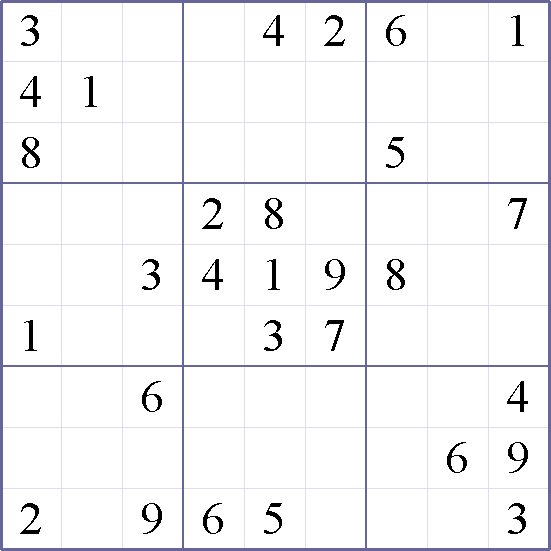 Sudoku Weekly - medium Puzzle