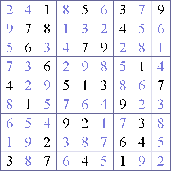 Sudoku Weekly - medium Puzzle